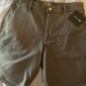 Joe's Jeans Green Flat Front Casual Shorts